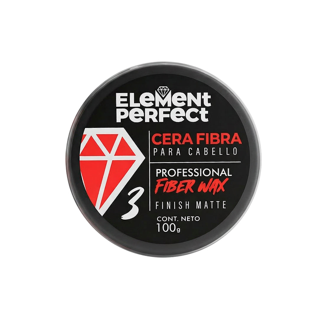 CERA ELEMENT 100G FIBRA ROJO