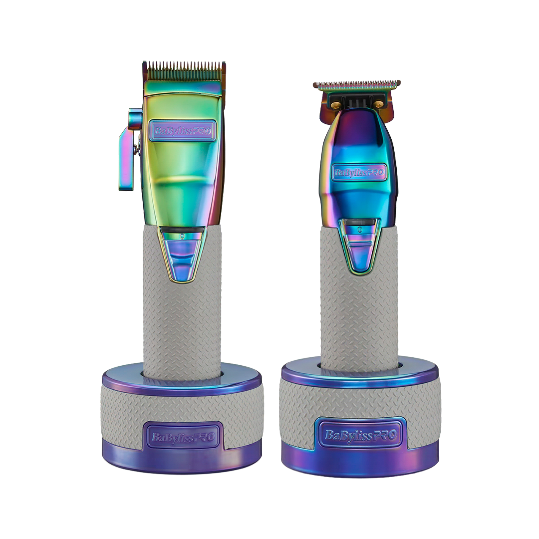 Combo Babyliss de Clipper y Trimmer en color tornasol.