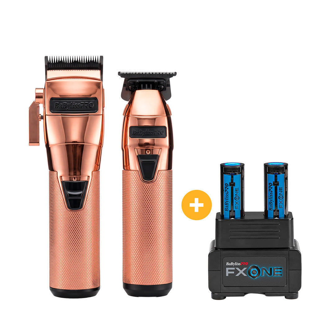COMBO BABYLISS CLIPPER + TRIMMER FX ONE ROSE
