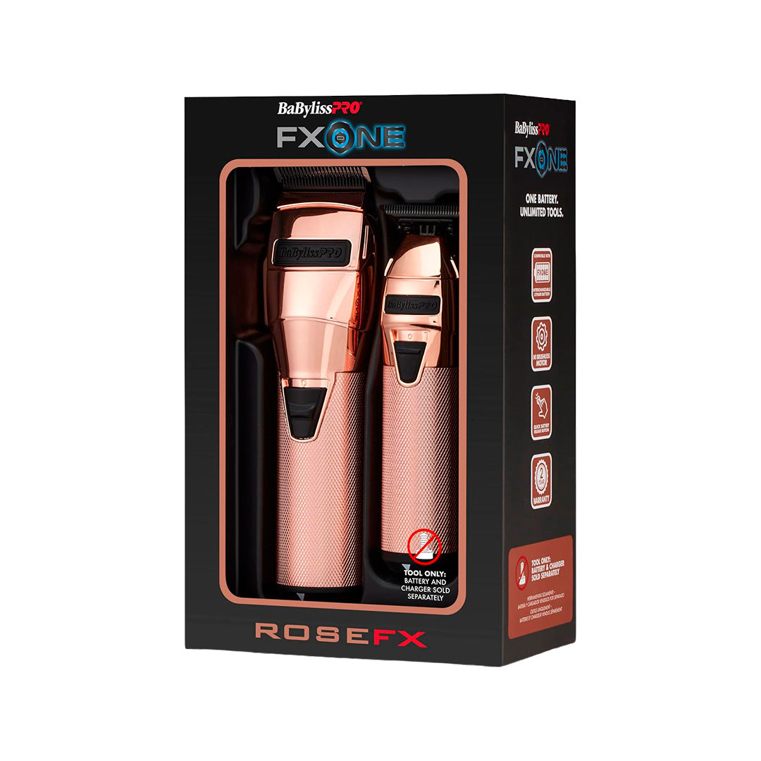 COMBO BABYLISS CLIPPER + TRIMMER FX ONE ROSE