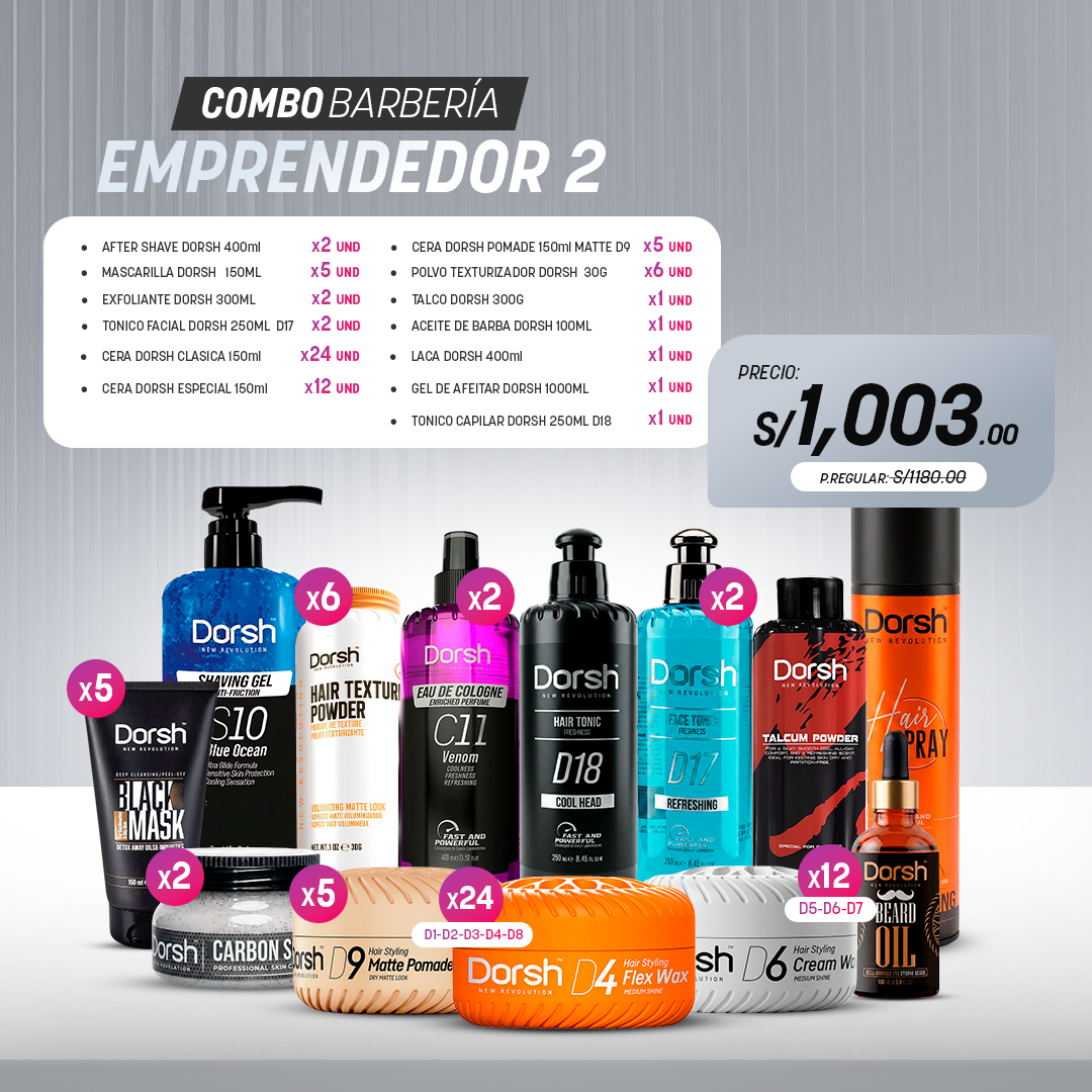 COMBO DORSH - EMPRENDEDOR 2