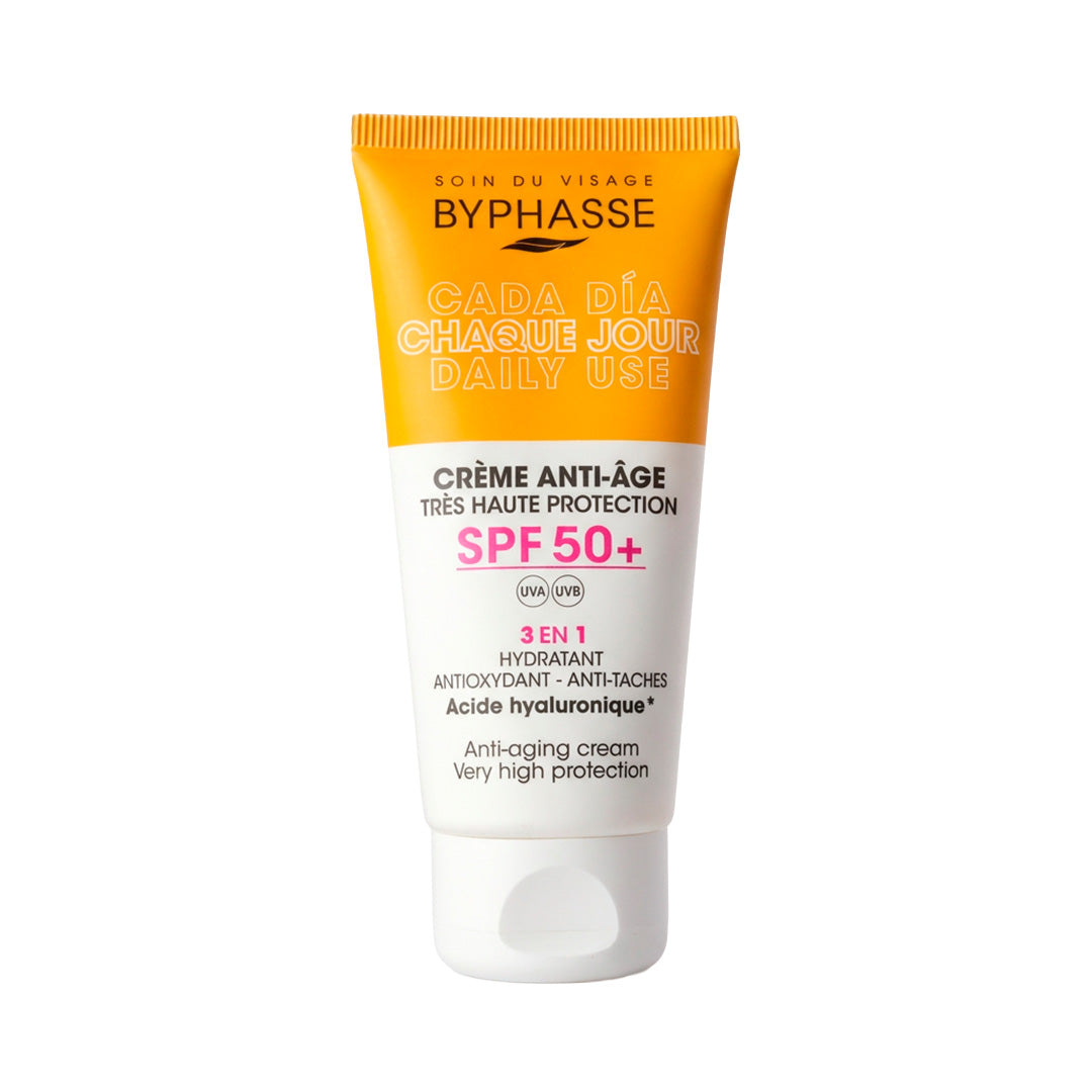 CREMA FACIAL ANTIEDAD BYPHASSE X 50ML SPF