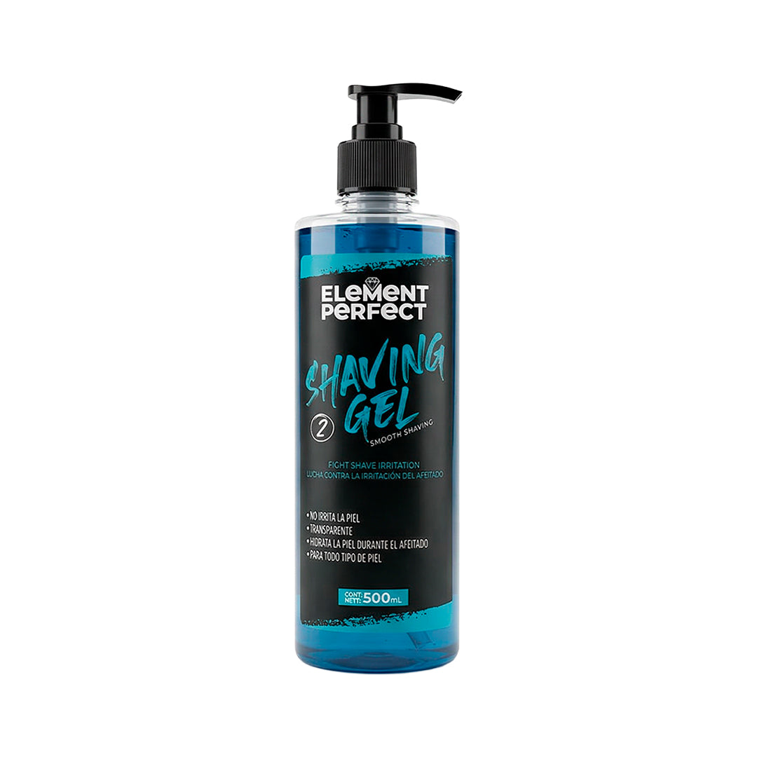 GEL DE AFEITAR ELEMENT 500ML AZUL