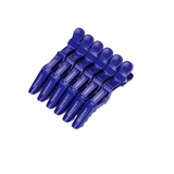 GANCHOS COCODRILO X 6 PCS AZUL