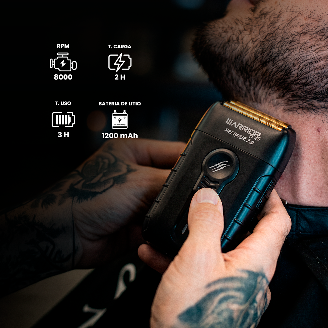 SHAVER WARRIORPLUS PREDATOR 2026 NEGRO