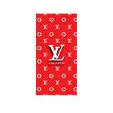 STICKER LAMINADO LV ROJO