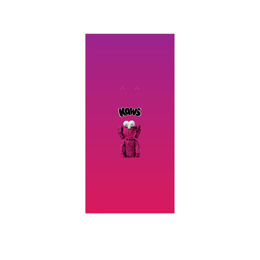 STICKER LAMINADO KAWS